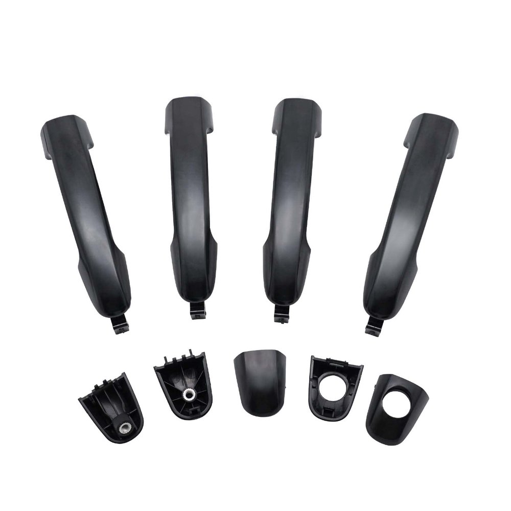 X4XZ 4Pcs Front Rear Left Right Exterior Door Handle Driver Passenger Side for 2006-2010 Hyundai Sonata 826513K000