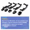 X4XZ 4Pcs Front Rear Left Right Exterior Door Handle Driver Passenger Side for 2006-2010 Hyundai Sonata 826513K000 view 3