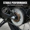 78mm OD 4 Hole Toothless Flywheel + T8F 44T 54mm Rear Chain Sprocket Steel Alloy T8F Roller Sprocket Fits for 43cc Mini Pocket Gas Scooter ATV view 3