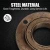 78mm OD 4 Hole Toothless Flywheel + T8F 44T 54mm Rear Chain Sprocket Steel Alloy T8F Roller Sprocket Fits for 43cc Mini Pocket Gas Scooter ATV view 4