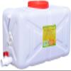 YXCUIDP Water Tank Plastic Bucket Large Capacity Water Container with Faucet, Portable Car Water Tank Emergency Drinking for Caravans Outdoor Camping Hiking Activities(50L) view 1