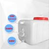 YXCUIDP Water Tank Plastic Bucket Large Capacity Water Container with Faucet, Portable Car Water Tank Emergency Drinking for Caravans Outdoor Camping Hiking Activities(50L) view 4