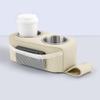 Marinexplore Pontoon Cup Holder,Boat Seat Cup Holder,Double Drink Holder,Portable Cup Beverage Mobile Phone Holders for Pontoon Boat Sofa,RV Couch,Car Back Seat (Beige) view 1