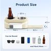 Marinexplore Pontoon Cup Holder,Boat Seat Cup Holder,Double Drink Holder,Portable Cup Beverage Mobile Phone Holders for Pontoon Boat Sofa,RV Couch,Car Back Seat (Beige) view 2