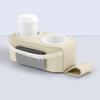 Marinexplore Pontoon Cup Holder,Boat Seat Cup Holder,Double Drink Holder,Portable Cup Beverage Mobile Phone Holders for Pontoon Boat Sofa,RV Couch,Car Back Seat (Beige) view 1