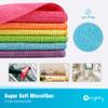 Orighty Microfiber Cleaning Cloth Pack of 12, Microfiber Towels for Cars, Highly Absorbent Car Cleaning Supplies, Lint Free Cloths Clean Rags for Car Care, House, Kitchen, 12x11 inch view 2
