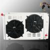 4 Row Aluminum Radiator Compatible with Chevy Corvette C3 1977-1982 5.0L 5.7L V8 350 305 w/Shroud Fans Wiring Harness kit view 2