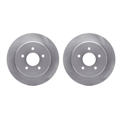 Dynamic Friction Company Rear Brake Rotors Fits 1992-1995 Ford Crown
