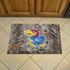FANMATS 32904 University of Kansas Rubber Scraper Door Mat view 2