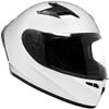 GDM Venom Motorcycle Helmet Full Face (Gloss White - Iridium & Clear Shields, Small) view 4