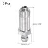 uxcell Steel Straight Grease Fitting G1/8 Thread 11mm Width Hydraulic Grease Fitting Accessories, 5Pcs view 2