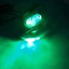 SEADEAR 2 Pcs Wiper Washer Eye Lamp, Front Windshield Washer Nozzles Windshield Washer Wiper Spray Jet Kit with LED Light Green view 2