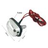 SEADEAR 2 Pcs Wiper Washer Eye Lamp, Front Windshield Washer Nozzles Windshield Washer Wiper Spray Jet Kit with LED Light Green view 3