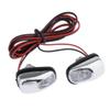 SEADEAR 2 Pcs Wiper Washer Eye Lamp, Front Windshield Washer Nozzles Windshield Washer Wiper Spray Jet Kit with LED Light Green view 4