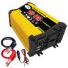 Niczu 300W Modified Sine Wave Power Inverter DC 12V to AC 110V 220V Car Voltage Converter with 2 USB Ports 1 AC Sockets and Double LED Display,300W-220V view 1