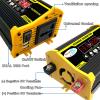 Niczu 300W Modified Sine Wave Power Inverter DC 12V to AC 110V 220V Car Voltage Converter with 2 USB Ports 1 AC Sockets and Double LED Display,300W-220V view 3