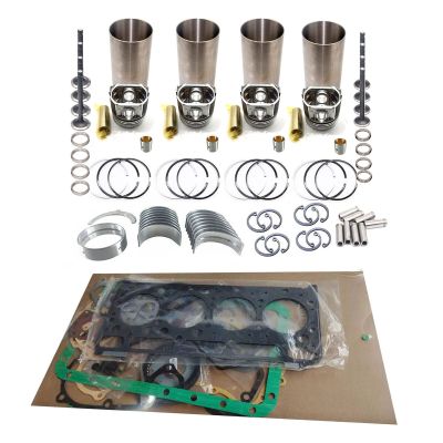WSbaodan 4TNE88 Overhaul Rebuild Kit Compatible with Yanmar 4D88 7775 Skid Steer 4700 4710 Tractor Replacement