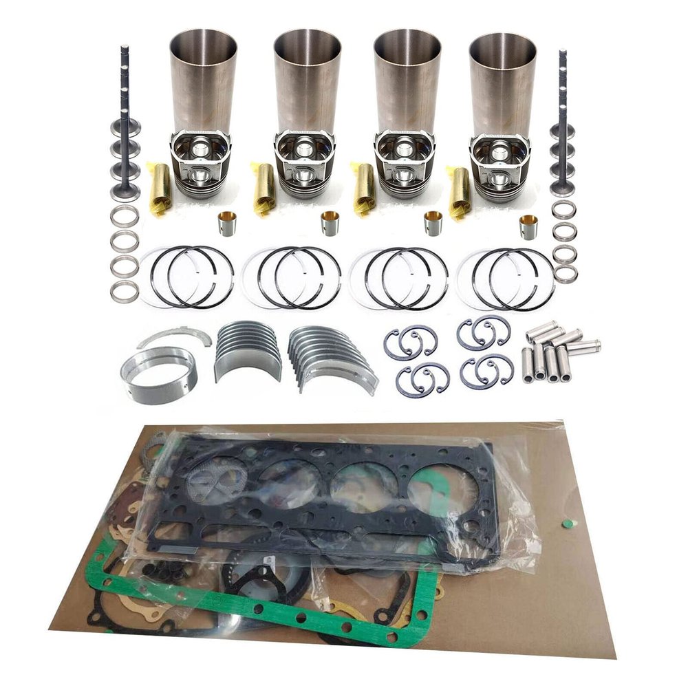 WSbaodan 4TNE88 Overhaul Rebuild Kit Compatible with Yanmar 4D88 7775 Skid Steer 4700 4710 Tractor Replacement
