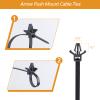 Xislet 160Pcs Nylon Universal Cable Tie Buckle Zip Tie Clips Automotive Rivet Push Mount Zip Ties Compatible with Cars Boat Trailer Polaris UTV Jeep Wrangler Self Locking Zip Tie with Push Pin view 4