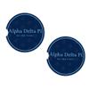 Alpha Delta Pi Sorority Removable Sandstone Car Cup Holder Coasters (Set of 2) (Alpha Delta Pi #5) view 1
