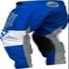 Fly Racing 376-43318 Youth Kinetic Khaos Pants Light Grey/Blue/White Sz 18 view 2