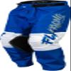Fly Racing 376-43318 Youth Kinetic Khaos Pants Light Grey/Blue/White Sz 18 view 4