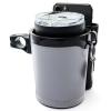 Bike Cup Holder Handlebar Cruiser with Cell Phone Holder Key Holder for Bicycle Motorcycle Scooter Boat Silver view 1