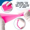 5 Pcs Ppf Squeegee 3 in 1 Anti Scratch Rubber Squeegee for Car Soft Tint Tools Auto Silicone Squilgeetpu Coating Scraper for Vinyl Wrap Protection Film Window Tint Paint Windshield Cleaning Kit view 3