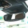 for Maserati Levante 2016 2019 Ghibli Quattroporte 2017 20191 Pcs Interior Rearview Mirror Cover Trim ABS Carbon Fiber Chrome view 2