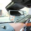 for Maserati Levante 2016 2019 Ghibli Quattroporte 2017 20191 Pcs Interior Rearview Mirror Cover Trim ABS Carbon Fiber Chrome view 3