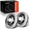 A-Premium 11.65 inch (296mm) Front Vented Disc Brake Rotors, 2-Pack view 1