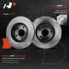 A-Premium 11.65 inch (296mm) Front Vented Disc Brake Rotors, 2-Pack view 3