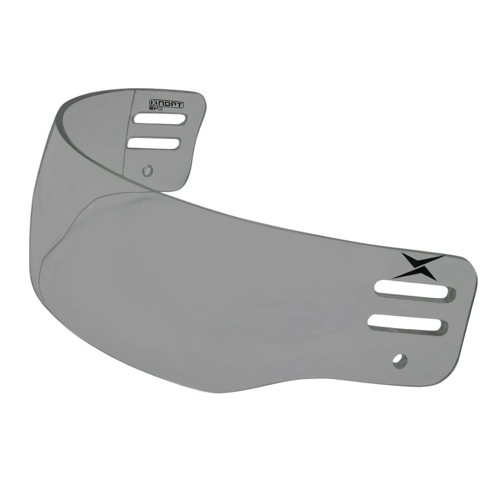 TronX S40 Vented-Cut Tinted Smoke Hockey Helmet Visor (Anti-Scratch/Anti-Fog) CE Certified