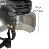 TronX S40 Vented-Cut Tinted Smoke Hockey Helmet Visor (Anti-Scratch/Anti-Fog) CE Certified view 2