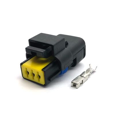 Bellflower Yige Store 2 Sets 2 3 4 5 6 Pin Way Waterproof FCI Female Automotive Wire Harness Connector Car Plastic Housing Electrical (Color : Dark Grey, Package : 2 Set of 3P)