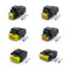 Bellflower Yige Store 2 Sets 2 3 4 5 6 Pin Way Waterproof FCI Female Automotive Wire Harness Connector Car Plastic Housing Electrical (Color : Dark Grey, Package : 2 Set of 3P) view 2