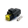 Bellflower Yige Store 2 Sets 2 3 4 5 6 Pin Way Waterproof FCI Female Automotive Wire Harness Connector Car Plastic Housing Electrical (Color : Dark Grey, Package : 2 Set of 3P) view 3