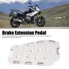 Motorcycle Foot Brake Pad, Fydun Foot Brake Lever Enlarge Pedal Aluminium alloy Rear Brake Extender Pad Extension for S1000XR 20152019(Silver) view 2
