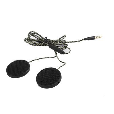 Motorcycle Helmet Headset with Hands-Free Calling, Wired 3.5mm Audio Connector, Universal Racing Headphone for Riders