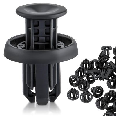 Carbbia 50pcs Front Rear Bumper Cover Wheel Fender Liner Grille Splash Guard Under Cover Clips 91505-TM8-003 Retainer Rivet Fastener Push-Type Push Pin Compatible with Honda Compatible with Acura
