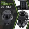 Carbbia 50pcs Front Rear Bumper Cover Wheel Fender Liner Grille Splash Guard Under Cover Clips 91505-TM8-003 Retainer Rivet Fastener Push-Type Push Pin Compatible with Honda Compatible with Acura view 4