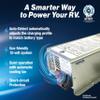 WFCO Genuine WF-9875-AD-CB RV Converter/Charger Deckmount 75Amp DC Output with Patented Auto Detect Technology Lead Acid Lithium Multi-Stage Charging view 4