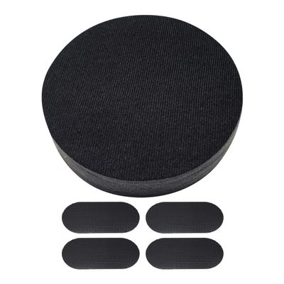 Yzpacc Motorcycle Helmet Liner Top Pad Universal Replacement Foam Pad with Adhesive Hook Loop Circles Set