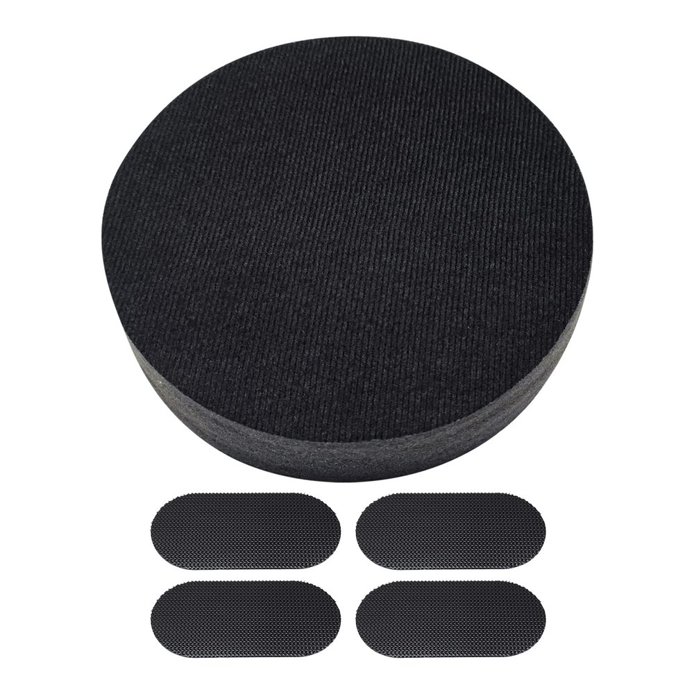 Yzpacc Motorcycle Helmet Liner Top Pad Universal Replacement Foam Pad with Adhesive Hook Loop Circles Set