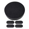 Yzpacc Motorcycle Helmet Liner Top Pad Universal Replacement Foam Pad with Adhesive Hook Loop Circles Set view 1