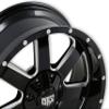 885M-2903512 REV Wheels Off Road 885 Series - 20x9-4.53 BS - 6x5.5 / 6x135 view 3