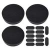 Yzpacc 3pcs Motorcycle Helmet Liner Top Pad Universal Replacement Foam Pad with Adhesive Hook Loop Circles Set view 1
