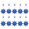 BESPORTBLE Car Key Holder Foam Floating Keyring 10pcs Floating Keychains EVA Froth Key Chains for Water Sports Key Hanging Decors (Blue) Boat Key Floating Keychain Boat Key Float Car Key Chain view 1