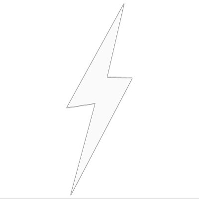 Lightning Bolt Vinyl Decal Car Transfer Sticker