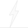 Lightning Bolt Vinyl Decal Car Transfer Sticker view 1